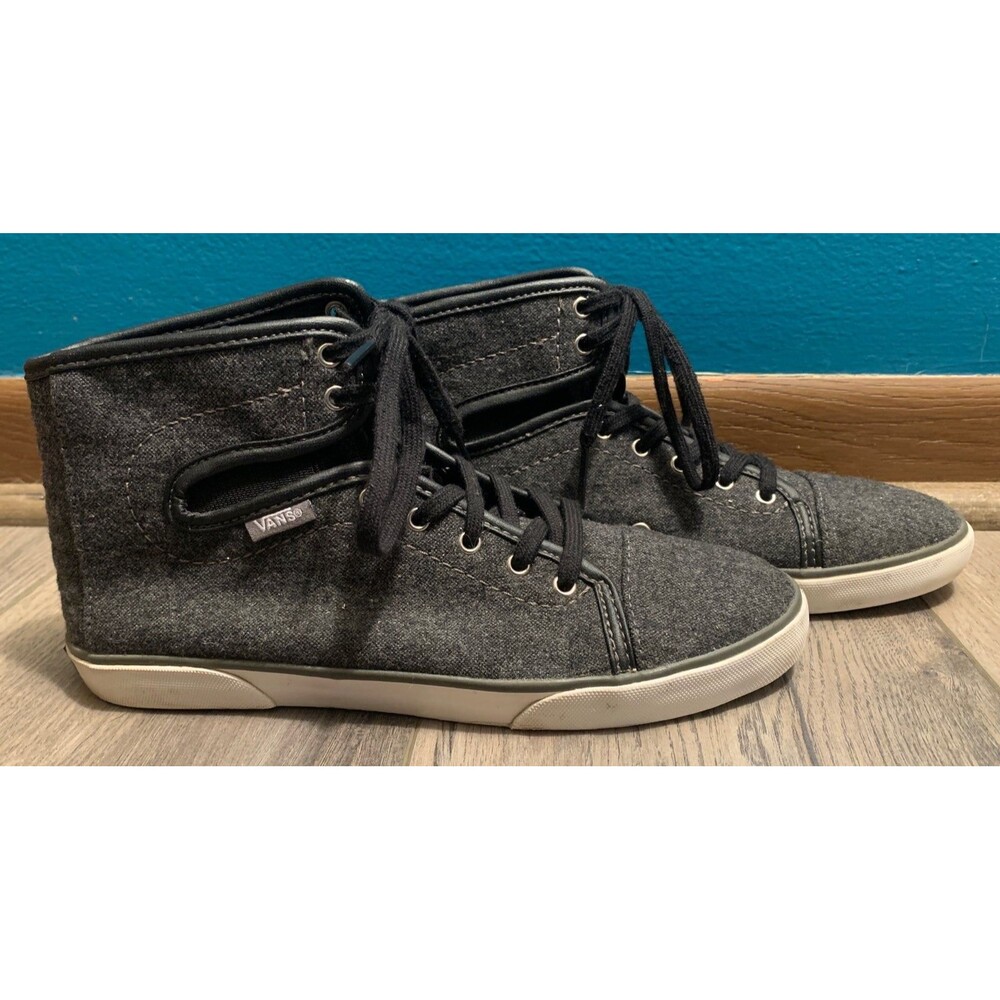 Vans Hadley Skateboarding Women's Size 6.5 Hi-Tops Gray Fashion Sneakers